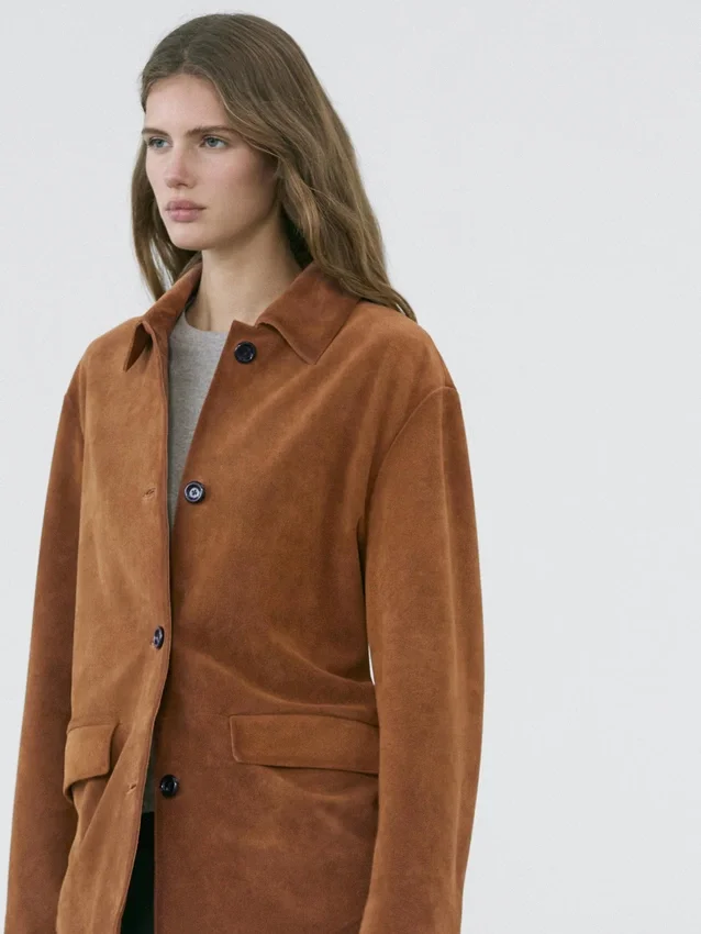 Jacke aus Wildleder Jacke aus Wildleder