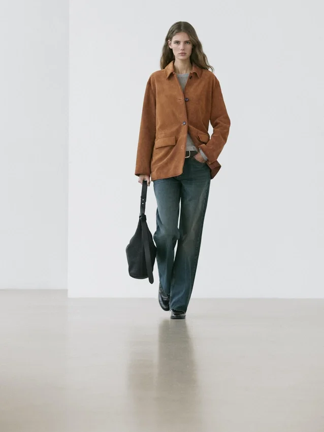 Jacke aus Wildleder Jacke aus Wildleder