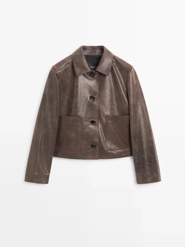 Jacke aus Wildleder Jacke aus Wildleder