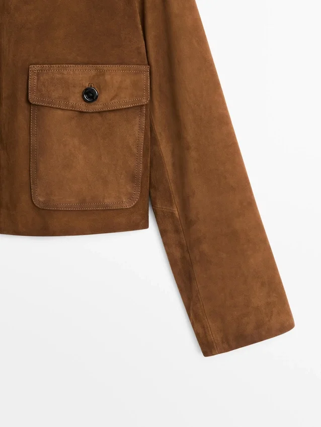 Jacke aus Wildleder Jacke aus Wildleder