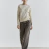 Jeans mit geradem Bein und niedriger Leibhöhe Jeans mit geradem Bein und niedriger Leibhöhe