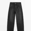 Jeans mit mittlerer Leibhöhe und Balloon-Passform Jeans mit mittlerer Leibhöhe und Balloon-Passform