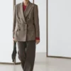 Karierter Blazer aus Wolle