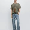 Kurzarm-T-Shirt aus 100 % Baumwolle Kurzarm-T-Shirt aus 100 % Baumwolle