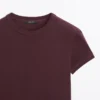 Kurzarm-T-Shirt aus 100 % Baumwolle Kurzarm-T-Shirt aus 100 % Baumwolle