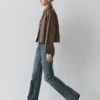 Kurze Nappalederjacke Kurze Nappalederjacke