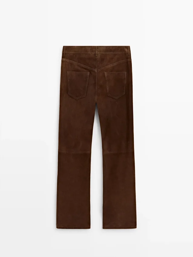 Kurze Wildleder-Hose mit Kordelzug Kurze Wildleder-Hose mit Kordelzug
