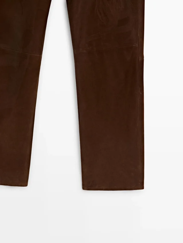 Kurze Wildleder-Hose mit Kordelzug Kurze Wildleder-Hose mit Kordelzug