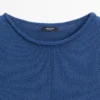 Kurzärmeliger Strickpullover aus Baumwollmischung Kurzärmeliger Strickpullover aus Baumwollmischung