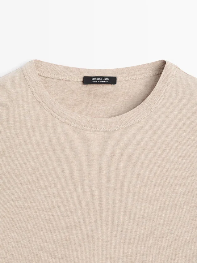 Kurzärmeliges Baumwoll-T-Shirt Kurzärmeliges Baumwoll-T-Shirt