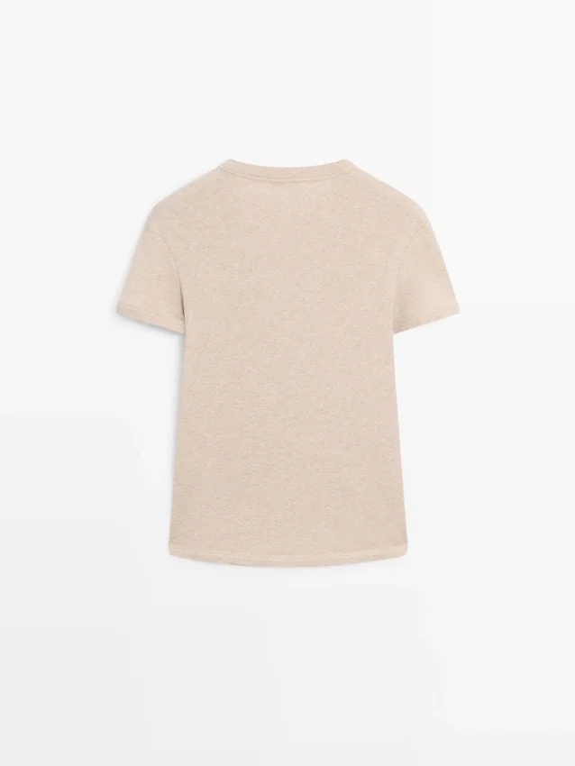 Kurzärmeliges Baumwoll-T-Shirt Kurzärmeliges Baumwoll-T-Shirt