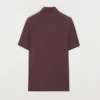 Kurzärmeliges Poloshirt aus Leinen und Baumwolle Kurzärmeliges Poloshirt aus Leinen und Baumwolle