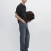 Kurzärmeliges Poloshirt aus strukturiertem Strick Kurzärmeliges Poloshirt aus strukturiertem Strick