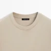 Kurzärmeliges T-Shirt aus Baumwollmischung Kurzärmeliges T-Shirt aus Baumwollmischung