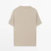 Kurzärmeliges T-Shirt aus Baumwollmischung Kurzärmeliges T-Shirt aus Baumwollmischung