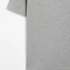 Kurzärmeliges T-Shirt aus melierter Baumwolle Kurzärmeliges T-Shirt aus melierter Baumwolle