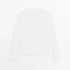 Langarm-T-Shirt aus 100 % Baumwoll-Interlock