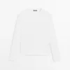Langarm-T-Shirt aus 100 % Baumwoll-Interlock