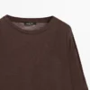 Langarm-T-Shirt mit Spitzendetail Langarm-T-Shirt mit Spitzendetail