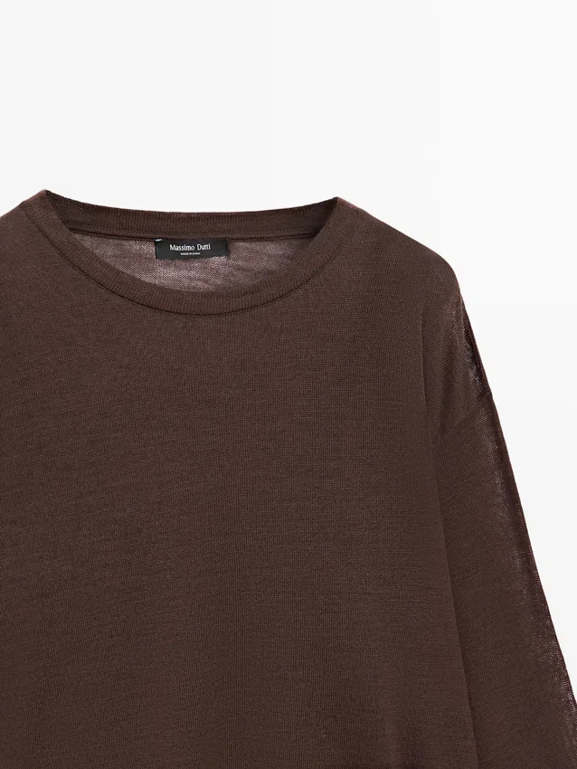 Langarm-T-Shirt mit Spitzendetail Langarm-T-Shirt mit Spitzendetail