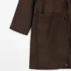 Langer Mantel aus Wildleder Langer Mantel aus Wildleder