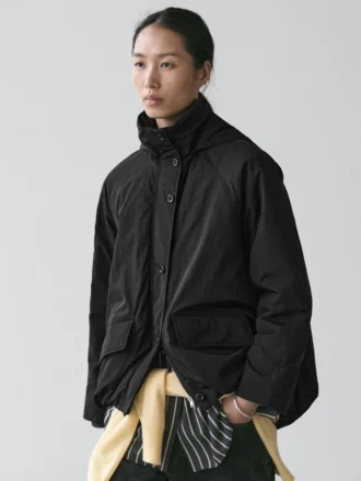 Langer Parka aus Funktionsstoff