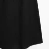 Langes, fließendes Leinen-Mischung-Kleid