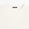 Langärmliges T-Shirt mit abgerundetem Saum Langärmliges T-Shirt mit abgerundetem Saum