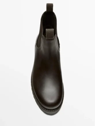 Leder-Chelsea-Stiefel