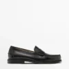 Leder-Loafer mit Penny-Riemen Leder-Loafer mit Penny-Riemen