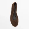 Lederballerinas mit Knoten Lederballerinas mit Knoten