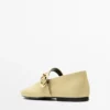 Lederballerinas mit Schnalle Lederballerinas mit Schnalle