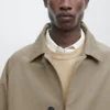 Leichter Trenchcoat aus Baumwollmischung Leichter Trenchcoat aus Baumwollmischung