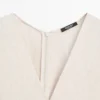 Leichtes, kurzärmeliges Midi-Kleid aus Leinen Leichtes, kurzärmeliges Midi-Kleid aus Leinen