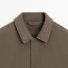 Leichtes, wasserabweisendes, wattiertes Overshirt Leichtes, wasserabweisendes, wattiertes Overshirt