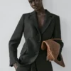 Leinen-Blazer mit Taschen Leinen-Blazer mit Taschen