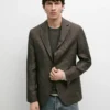 Leinen-Blazer mit Taschendetails Leinen-Blazer mit Taschendetails