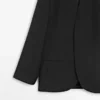 Leinen-Blazer ohne Revers Leinen-Blazer ohne Revers