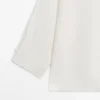 Leinenjacke mit Knopfdetails Leinenjacke mit Knopfdetails