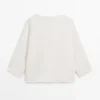 Leinenjacke mit Knopfdetails Leinenjacke mit Knopfdetails