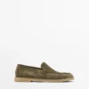 Loafer aus Spaltleder