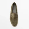 Loafer aus Spaltleder