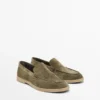 Loafer aus Spaltleder