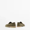 Loafer aus Spaltleder