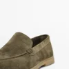Loafer aus Spaltleder