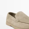 Loafer aus Spaltleder