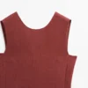 Midi-Kleid aus 100 % Leinen