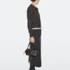 Mini-Umhängetasche aus strukturiertem Leder Mini-Umhängetasche aus strukturiertem Leder