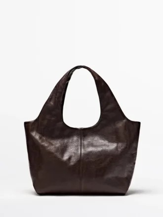 Mittlere Nappaleder-Tasche Mittlere Nappaleder-Tasche