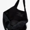 Mittlere Shopper-Tasche aus Spaltleder Mittlere Shopper-Tasche aus Spaltleder